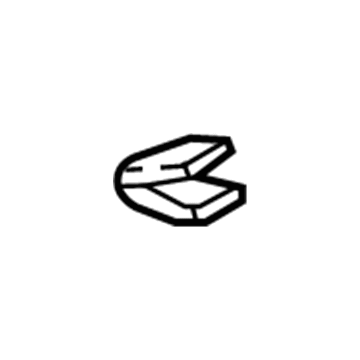 Jeep 6510407AA CLIP Part Included With #35 Floor Console Bezel