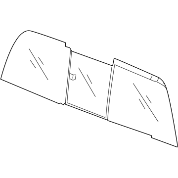 Mopar 68054780AB Glass Backlite Sliding Glass Mopar 68054780AB Glass Backlite Sliding Glass