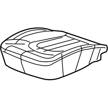 Chrysler 6QN272D2AB COVER Front Seat Cushion