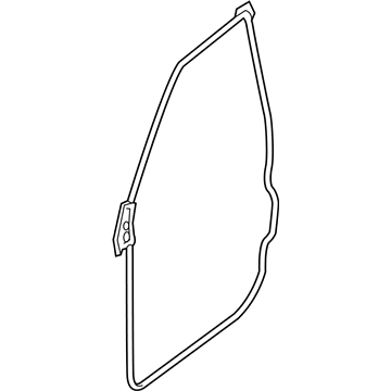 Ram 55112357AE WEATHERSTRIP Front Door Mounted