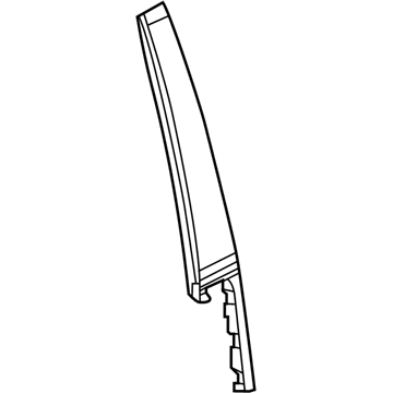 Mopar 68246270AB Applique B Pillar Rear