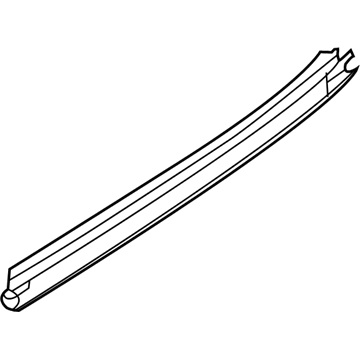 Jeep 68242128AA WEATHERSTRIP DOOR BELT INNER Rear door