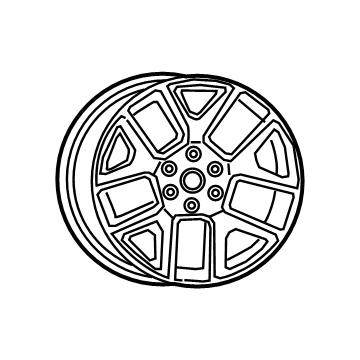 Ram 5YD611NWAB WHEEL Aluminum