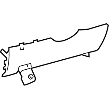 Mopar 1QY37BD1AC Cover Steering Column