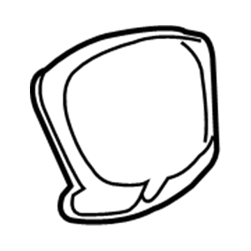 Dodge 1SF05DX9AD GAP HIDER Steering Column Shroud