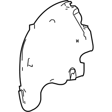 Dodge 68014738AA WHEELHOUSE Front Inner