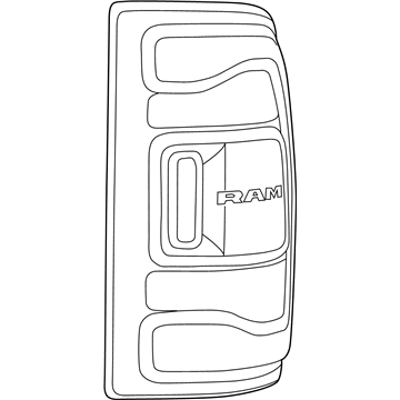 Ram Back Up Light - 68361722AI