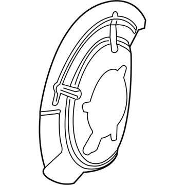 68246473AA Mopar Shield Brake Illustration 1 of 1