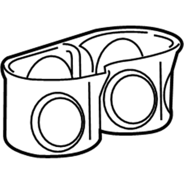 Chrysler 68312236AA LINER Cup Holder