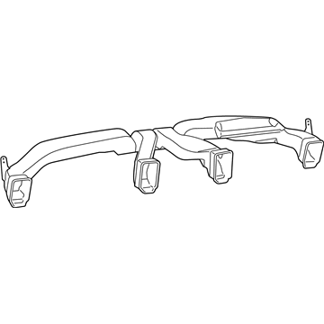 Dodge 68233799AB DUCT Center Distribution