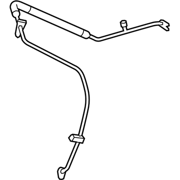 Dodge 55056869AC LINE A/C Suction Includes: Gasket, O-Rings, Valve Core, Cap, Clips