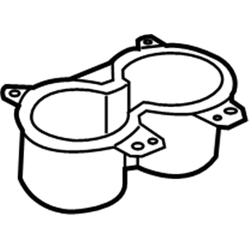 Jeep 1WG50DX9AB CUPHOLDER Console Mounted