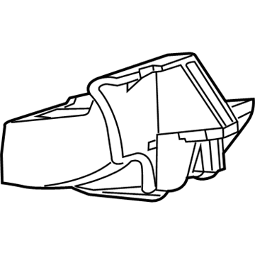 68163985AB Mopar Bracket Shroud Illustration 1 of 1