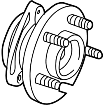 Jeep 52098679AB HUB AND BEARING Brake