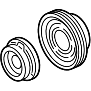 Ram 68232392AB PULLEY HUB KIT A/C Compressor