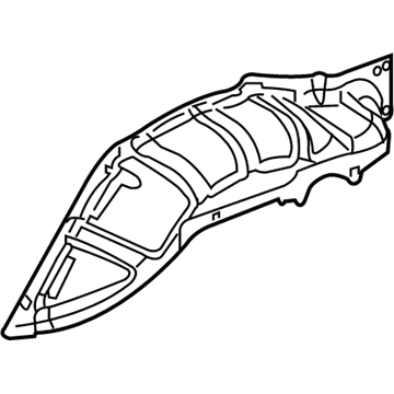 Mopar 68070801AA Wheelhouse Rear Inner Mopar 68070801AA Wheelhouse Rear Inner