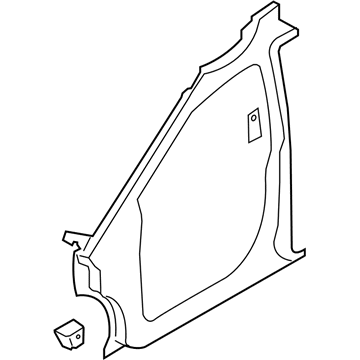 Mopar 68046461AC Panel Bodyside Aperture Front Inner 68046461AC Mopar Panel Bodyside Aperture Front Inner Illustration 1 of 1