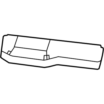 Mopar 5NA86LU7AB Cover Rear Seat Cushion Right 5NA86LU7AB Mopar Cover Rear Seat Cushion Right Illustration 1 of 1