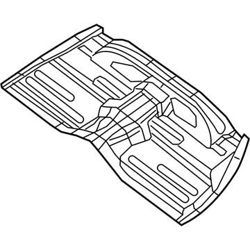 Mopar 68038995AA Pan Center Floor