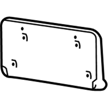 Jeep 68144515AD BRACKET License Plate