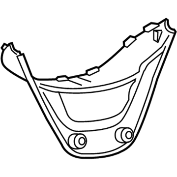 Jeep 5QV381X9AB COVER Steering Wheel Back