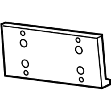 Ram 68223756AA BRACKET KIT License Plate Bracket and Screws