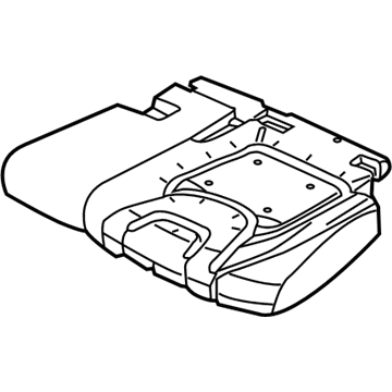 Mopar 68091778AA Foam Seat Cushion Rear Left