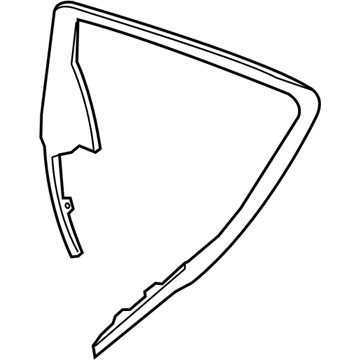Mopar 1EF01XXXAB Molding Door Window Opening 1EF01XXXAB Mopar Molding Door Window Opening Illustration 1 of 1