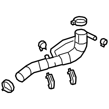 Ram 68268586AC HOSE Radiator Outlet