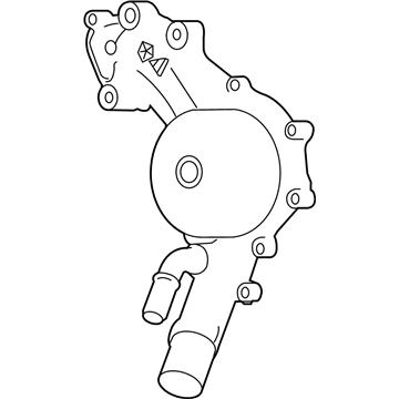 Mopar 68311108AA Pump Water 68311108AA Mopar Pump Water Illustration 1 of 1