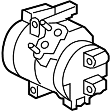 Chrysler 300 A/C Compressor - 68160395AH