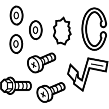 Jeep 68232390AA CLUTCH OVERHAUL KIT A/C Compressor