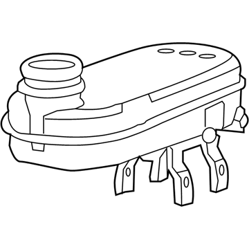 Ram 68211342AA RESERVOIR Brake Master Cylinder Includes Level Sensor