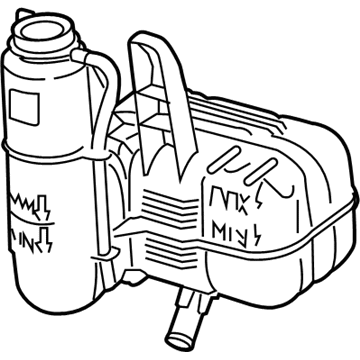 Ram 68184910AE BOTTLE Coolant Recovery