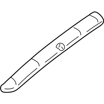 82209901 Mopar Shield Kit Air - Front: Shield, 4 Fasteners, Gumdrops Illustration 1 of 1