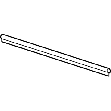 Dodge 57010349AA WEATHERSTRIP Front Door Belt Outer