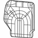 Mopar 6ED08PL5AA Cover Rear Seat Back 3RD Row Mopar 6ED08PL5AA Cover Rear Seat Back 3RD Row