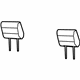 Mopar 6AA60TX7AB Headrest Rear Mopar 6AA60TX7AB Headrest Rear
