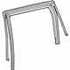 Mopar 68142970AC Weatherstrip, Door Glass