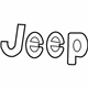 Mopar 68247411AA Nameplate Jeep Hood