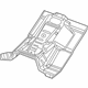 Mopar 68298262AB Pan Front Floor Tunnel