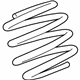 Mopar 68372898AA Spring Front Coil Mopar 68372898AA Spring Front Coil
