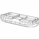 Mopar 6UU53DX9AA Cover Rear Seat Cushion 2ND Row