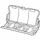 Mopar 68281220AD Frame Rear Seat Back And Cushion Assembly