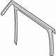 Mopar 68247285AA Weatherstrip Front Door Flush Glass