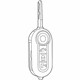 Mopar 68435274AA Key Blank With Transmitter