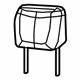 Mopar 5SF95LXBAA Headrest Front