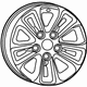 Mopar 5UR34RXFAA Wheel Aluminum