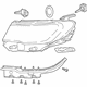 Mopar 55112714AF Headlamp Mopar 55112714AF Headlamp