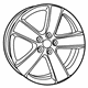 Mopar 5XV75RXFAB Wheel Aluminum